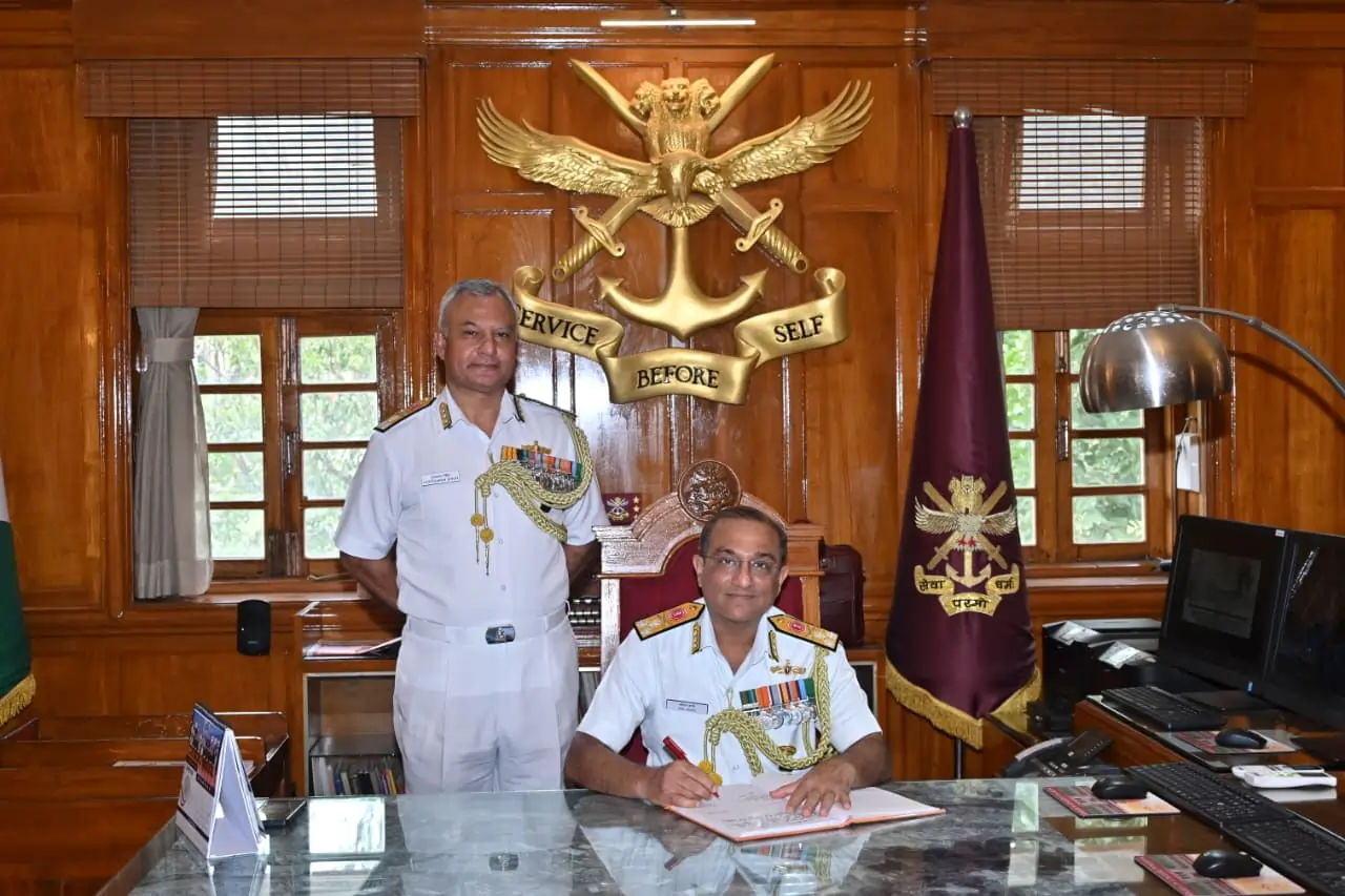 Vice Admiral Anil Jaggi assumes charge as Commandant of National Defence Academy