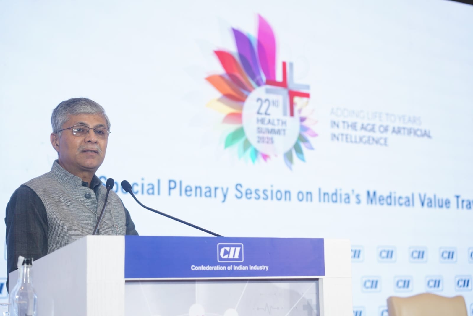 Ayush Secretary highlights Ayurveda’s role in holistic healthcare at CII Annual Health Summit