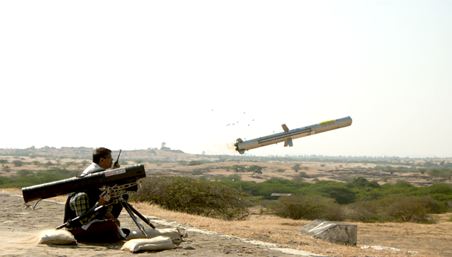 DRDO successfully tests man-portable anti-tank missile against moving target