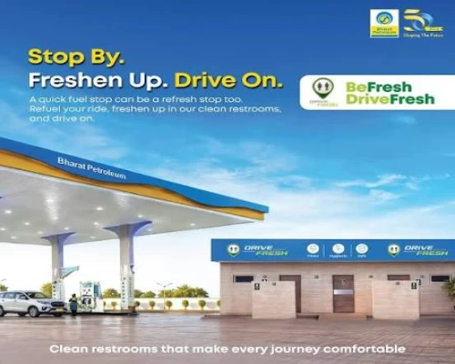 BPCL expands DriveFresh clean washroom initiative to over 8,000 fuel stations