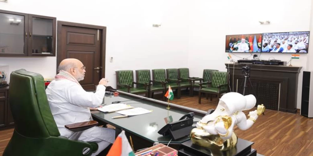 Union Home Minister Amit Shah inaugurates Sardar Dham girls hostel phase-2 in Ahmedabad