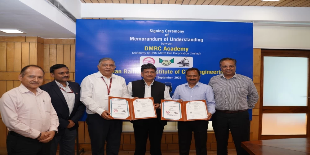 DMRC Academy joins hands with IRICEN to boost training and research in metro and rail sector