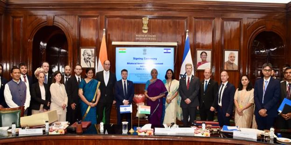India and Israel sign bilateral investment agreement to boost trade and investor protection