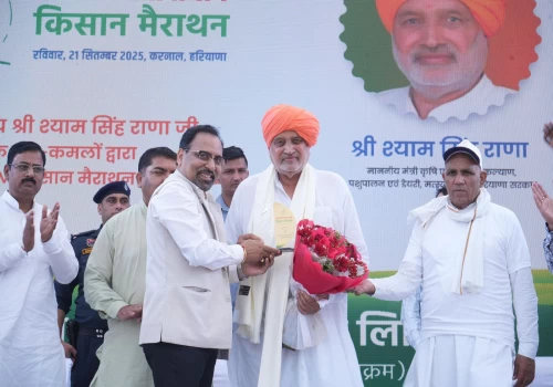 Balanced farming will secure soil health, farmers’ prosperity: Haryana Agriculture Minister at PM-PRANAM Kisan Marathon