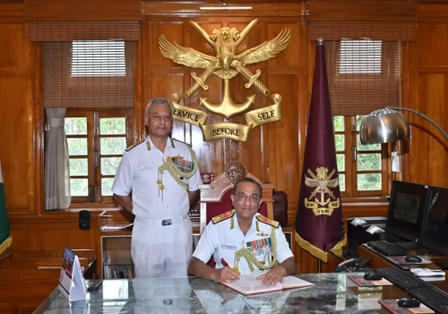Vice Admiral Anil Jaggi assumes charge as Commandant of National Defence Academy