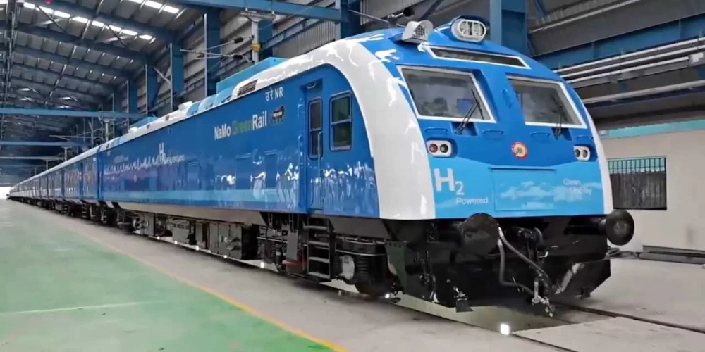 India gets ready to run its first hydrogen-powered train