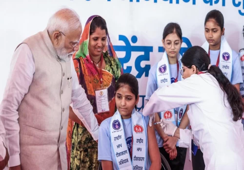 PM Modi launches nationwide HPV vaccination drive to protect girls from cervical cancer